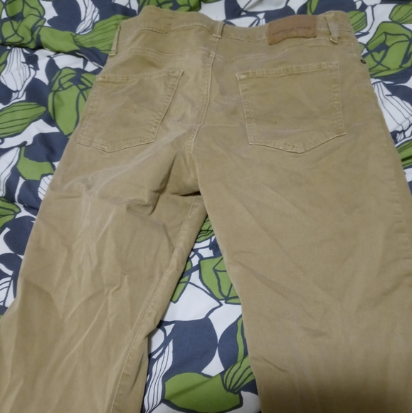 American Eagle Tan Khakis Original Boot 32 x 30 - Picture 5 of 6